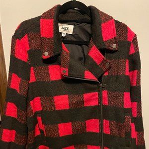 Jack by BB Dakota Red Plaid Jacket